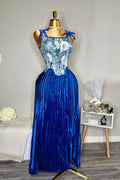 Luna Skirt Set (Blue)